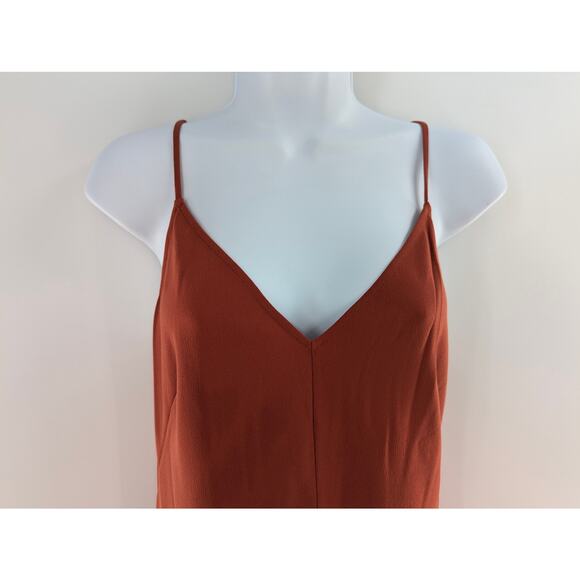 Thakoon Rust Sleeveless Midi Slip Dress Size 2 - Picture 11 of 16